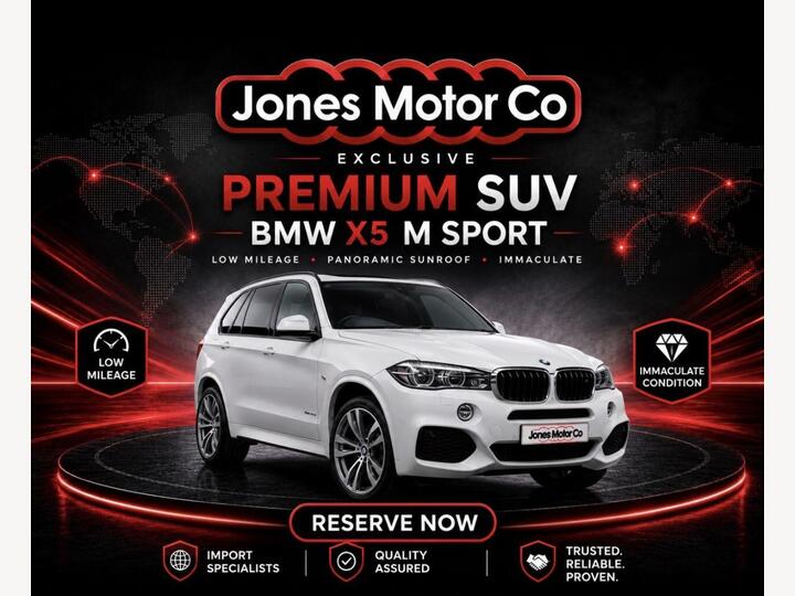 BMW X5 3.0 30d M Sport Auto XDrive Euro 6 (s/s) 5dr