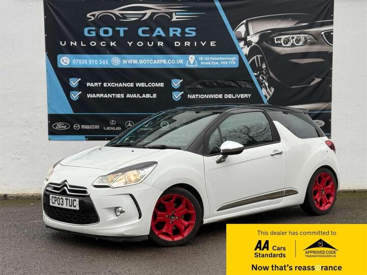 Citroen DS3 1.6 THP DSport Plus Euro 5 3dr Citroen DS3 1.6 THP DSport Plus Euro 5 3dr