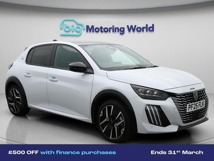 Peugeot E-208 50kWh GT Auto 5dr (7.4kW Charger)
