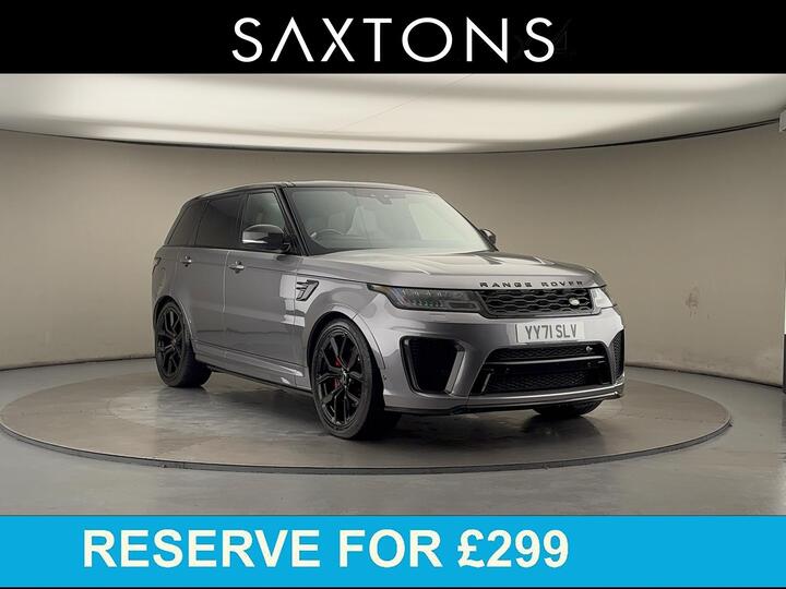Land Rover Range Rover Sport 5.0 P575 V8 SVR Auto 4WD Euro 6 (s/s) 5dr Land Rover Range Rover Sport 5.0 P575 V8 SVR Auto 4WD Euro 6 (s/s) 5dr