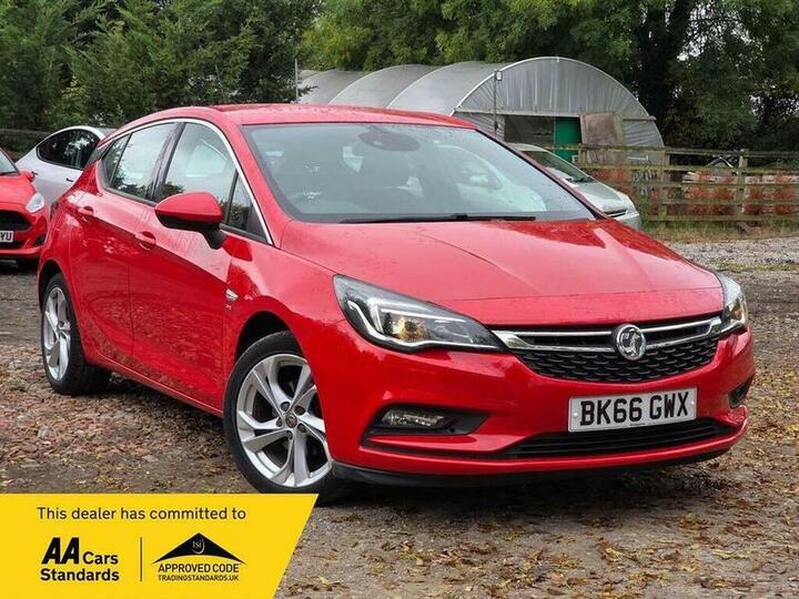 Vauxhall Astra 1.0i Turbo EcoFLEX SRi Euro 6 (s/s) 5dr Vauxhall Astra 1.0i Turbo EcoFLEX SRi Euro 6 (s/s) 5dr