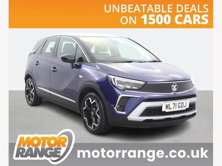 Vauxhall Crossland 1.5 Turbo D Ultimate Nav Auto Euro 6 (s/s) 5dr Vauxhall Crossland 1.5 Turbo D Ultimate Nav Auto Euro 6 (s/s) 5dr