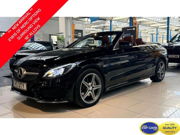 Mercedes-Benz C Class 2.1 C220d AMG Line (Premium Plus) Cabriolet G-Tronic+ 4MATIC Euro 6 (s/s) 2dr