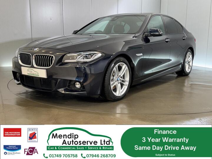 BMW 5 Series 2.0 520i M Sport Saloon 4dr Petrol Auto Euro 6 (s/s) (184 Ps)