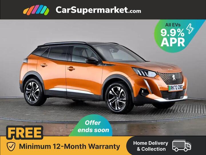 Peugeot 2008 Gt Ev 50kWh GT Auto 5dr (7kW Charger)