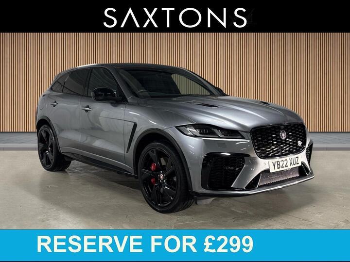 Jaguar F-PACE 5.0 P550 V8 SVR Quickshift AWD Euro 6 (s/s) 5dr