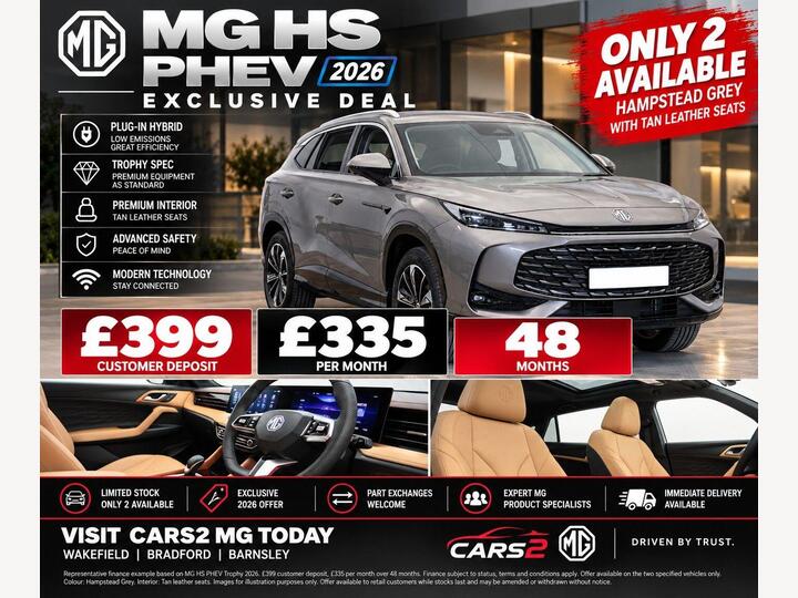 MG MG HS 1.5 T-GDI 24.7kWh Trophy Auto Euro 6 (s/s) 5dr