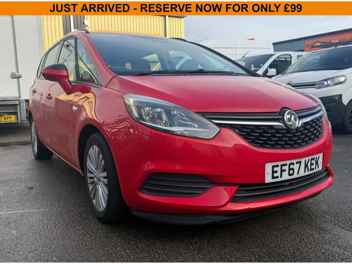 Vauxhall ZAFIRA TOURER 1.4i Turbo Design Euro 6 5dr