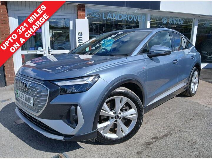 Audi Q4 E-TRON 40 S Line Sportback Auto 5dr 82kWh Audi Q4 E-TRON 40 S Line Sportback Auto 5dr 82kWh