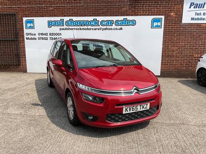 Citroen C4 GRAND PICASSO DIESEL MPV 1.6 BlueHDi VTR+ Euro 6 (s/s) 5dr