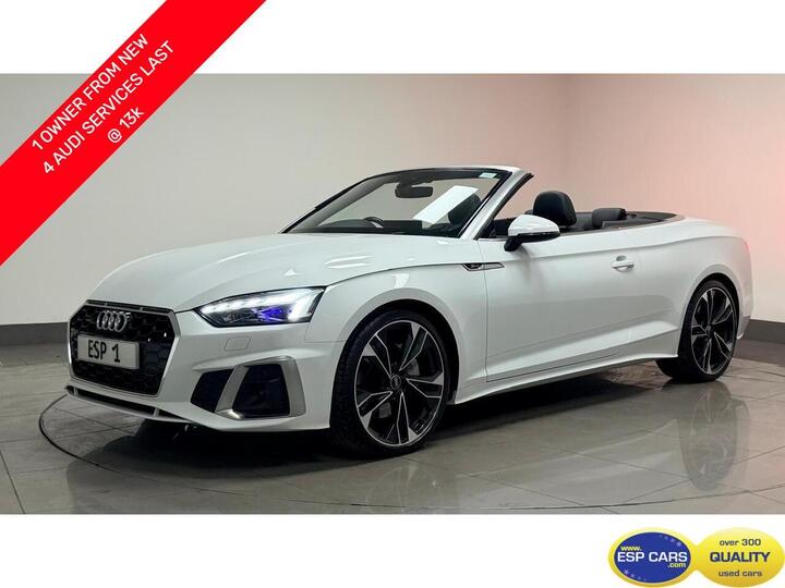 Audi A5 Cabriolet 2.0 TFSI 45 Edition 1 S Tronic Quattro Euro 6 (s/s) 2dr Audi A5 Cabriolet 2.0 TFSI 45 Edition 1 S Tronic Quattro Euro 6 (s/s) 2dr