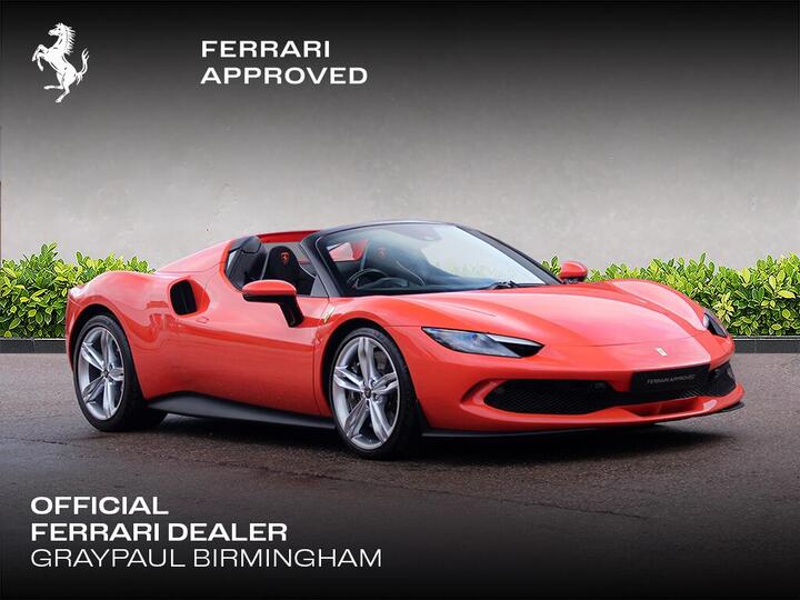Ferrari 296 GTS 3.0T V6 7.45kWh Spider F1 DCT Euro 6 (s/s) 2dr Ferrari 296 GTS 3.0T V6 7.45kWh Spider F1 DCT Euro 6 (s/s) 2dr