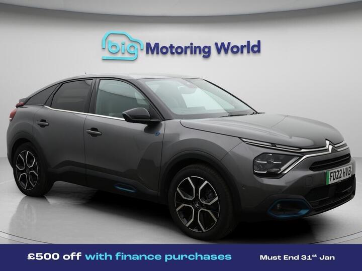 Citroen E-C4 50kWh Shine Plus Auto 5dr (7.4kW Charger)