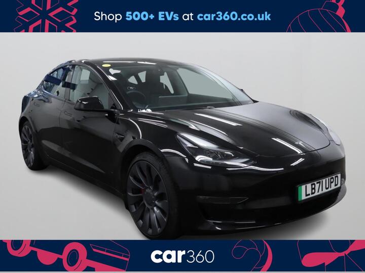 Tesla Model 3 (Dual Motor) Performance Auto 4WDE 4dr (Performance Upgrade)