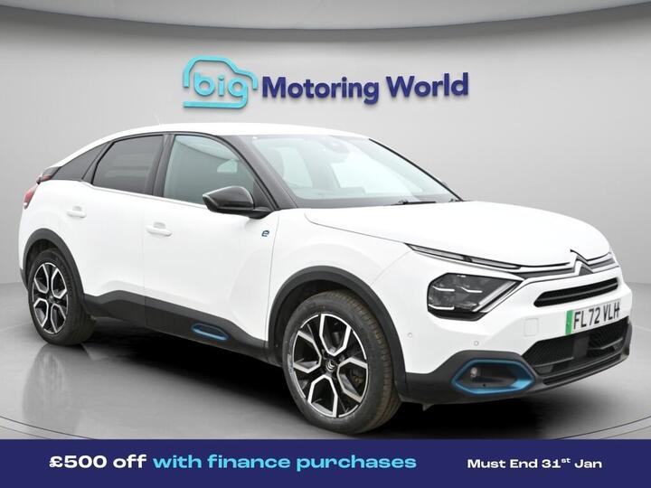 Citroen E-C4 50kWh Shine Plus Auto 5dr (7.4kW Charger)