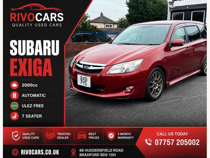 Subaru Exiga AWD 2.0 AUTOMATIC ULEZ FREE
