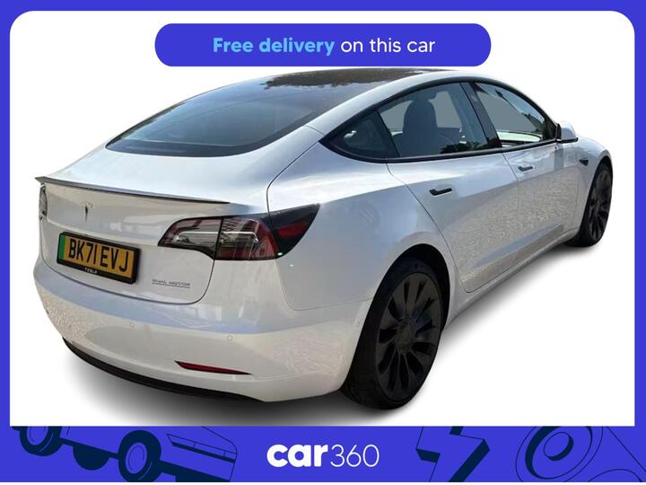 Tesla Model 3 (Dual Motor) Performance Auto 4WDE 4dr (Performance Upgrade)