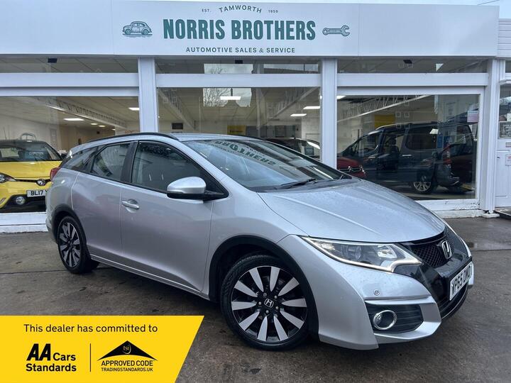 Honda Civic 1.8 I-VTEC SE Plus Tourer Auto Euro 6 5dr (Navi)