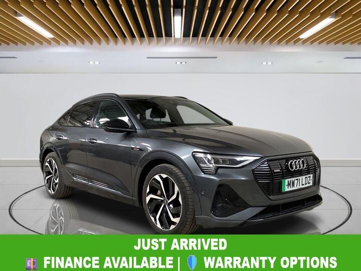 Audi E-TRON 50 Black Edition Sportback Auto Quattro 5dr 71.2kWh (11kW Charger)