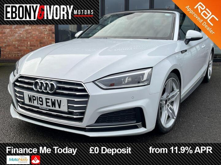 Audi A5 CABRIOLET 2.0 TDI 40 S Line S Tronic Euro 6 (s/s) 2dr