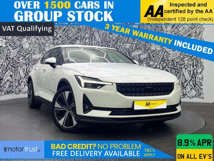 Polestar POLESTAR 2 Single Motor 69kWh Standard Range Fastback Auto FWD 5dr