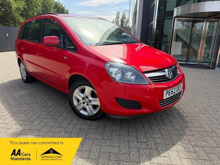 Vauxhall Zafira 1.6 16V Exclusiv Euro 5 5dr (SNav)