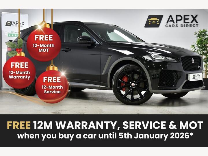 Jaguar F-PACE 5.0 V8 SVR Quickshift AWD Euro 6 (s/s) 5dr