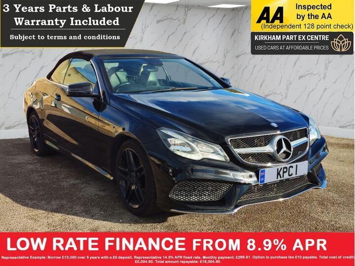 Mercedes-Benz E-CLASS 2.1 E220 CDI AMG Sport Cabriolet G-Tronic+ Euro 5 (s/s) 2dr
