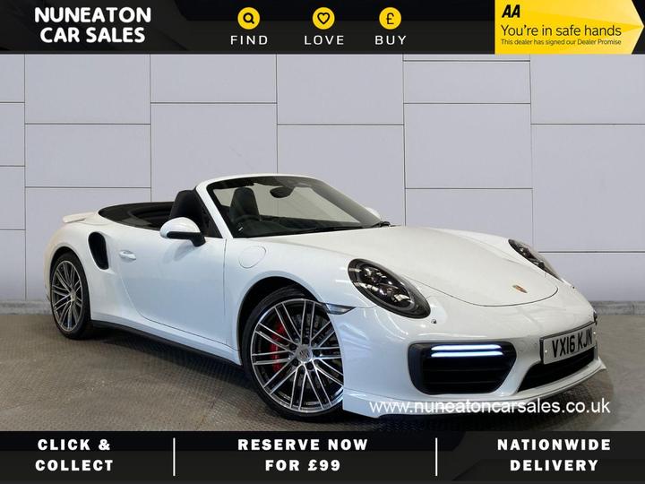 Porsche 911 3.8T 991 Turbo PDK 4WD Euro 6 (s/s) 2dr