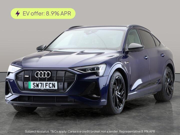 Audi E-tron 55 Black Edition Sportback Auto Quattro 5dr 95kWh (11kW Charger)