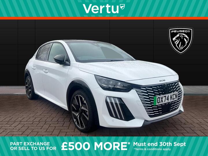 Peugeot 208 51kWh GT Auto 5dr (7.4kW Charger) Peugeot 208 51kWh GT Auto 5dr (7.4kW Charger)