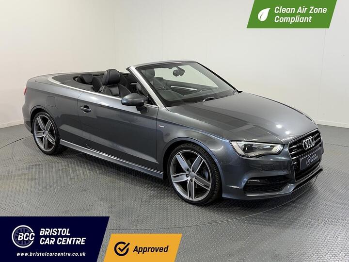 Audi A3 Cabriolet 2.0 TDI S Line S Tronic Quattro Euro 6 (s/s) 2dr