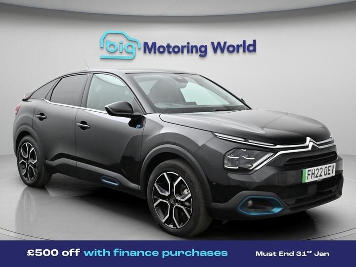 Citroen E-C4 50kWh Shine Plus Auto 5dr (7.4kW Charger)