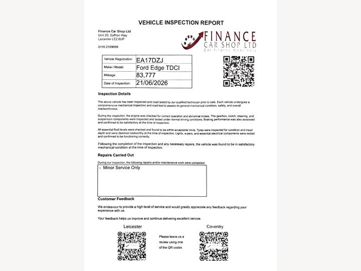 Ford Edge 2.0 TDCi Titanium AWD Euro 6 (s/s) 5dr