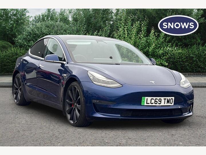 Tesla Model 3 (Dual Motor) Performance Auto 4WDE 4dr (Performance Upgrade)