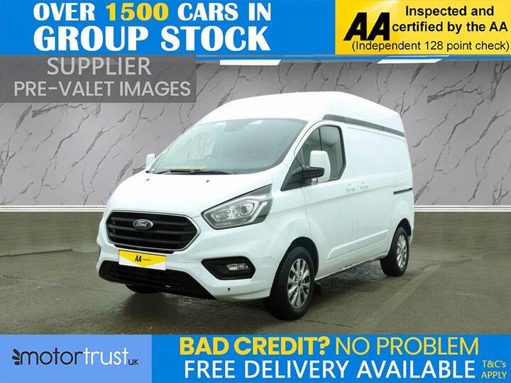 Ford TRANSIT CUSTOM 2.0 300 EcoBlue Limited Panel Van 5dr Diesel Manual L1 H2 Euro 6 (s/s) (130 Ps) 2 KEYS, FSH, PARK SENSORS
