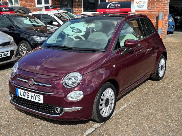 Fiat 500 1.2 Lounge Euro 6 (s/s) 3dr