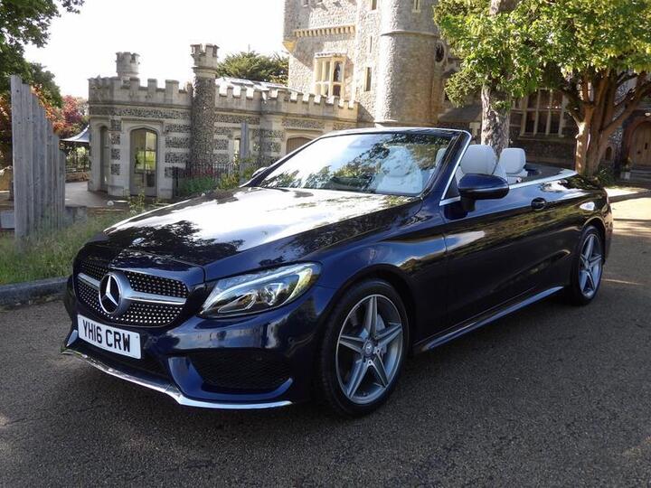Mercedes-Benz C Class 2.0 C200 AMG Line (Premium Plus) Cabriolet G-Tronic+ Euro 6 (s/s) 2dr