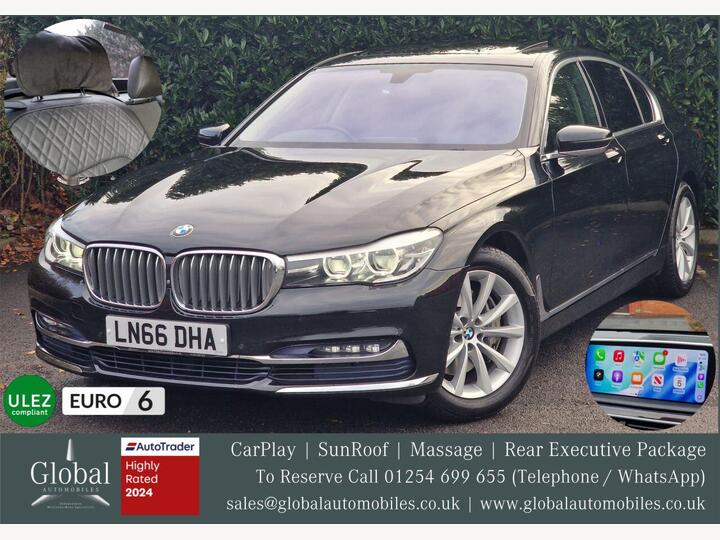 BMW 7 SERIES 3.0 730d Exclusive Auto Euro 6 (s/s) 4dr