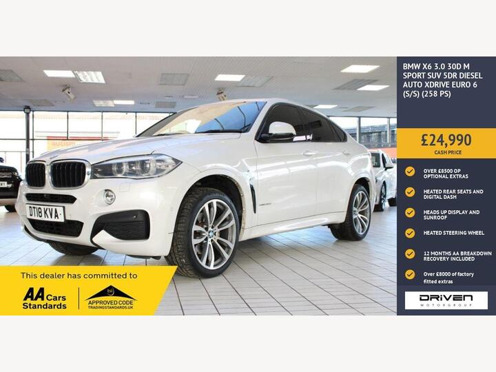 BMW X6 3.0 30d M Sport Auto XDrive Euro 6 (s/s) 5dr