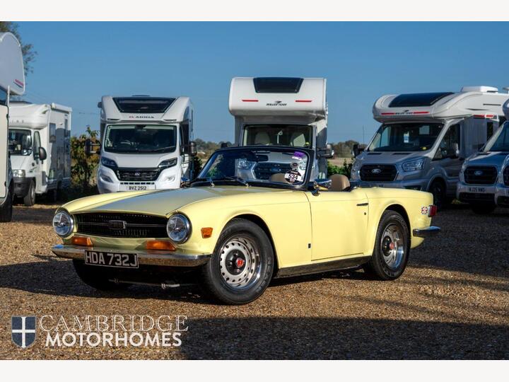 Triumph TR6 Triumph TR6 Jasmine Yellow Uprated Brakes And Suspension