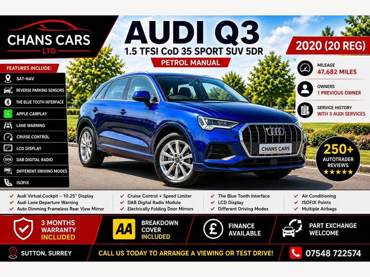 Audi Q3 1.5 TFSI CoD 35 Sport Euro 6 (s/s) 5dr
