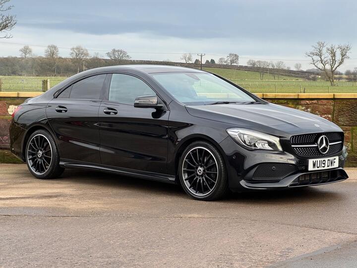 Mercedes-Benz CLA 1.6 CLA200 AMG Line Night Edition (Plus) Coupe Euro 6 (s/s) 4dr Mercedes-Benz CLA 1.6 CLA200 AMG Line Night Edition (Plus) Coupe Euro 6 (s/s) 4dr