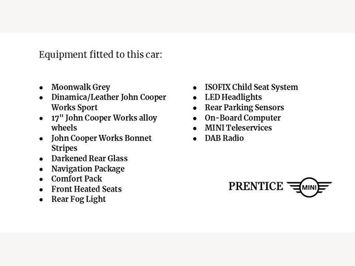 MINI Hatch 2.0 John Cooper Works Steptronic Euro 6 (s/s) 3dr