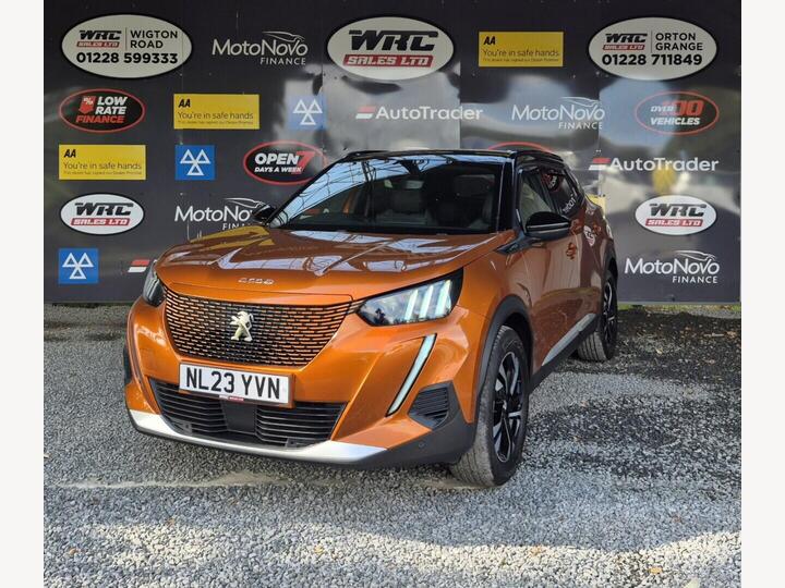 Peugeot E-2008 50kWh GT Auto 5dr (7kW Charger)