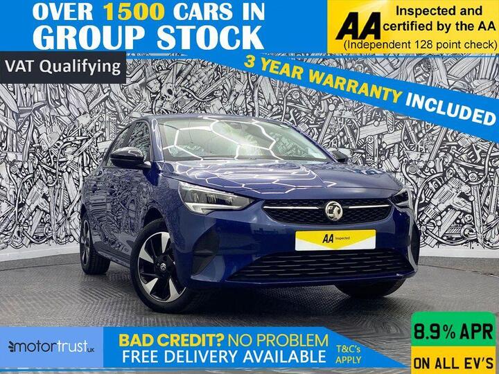 Vauxhall CORSA ELECTRIC HATCHBACK 50kWh SE Nav Premium Auto 5dr (7.4Kw Charger)