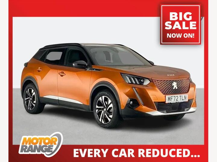 Peugeot 2008 50kWh GT Auto 5dr (7kW Charger)