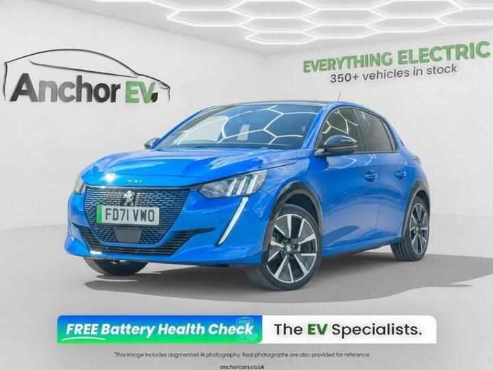 Peugeot E-208 50kWh GT Auto 5dr (7kW Charger) Peugeot E-208 50kWh GT Auto 5dr (7kW Charger)
