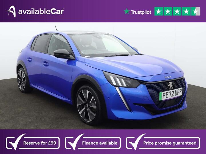 Peugeot E-208 50kWh GT Premium Auto 5dr (7kW Charger)