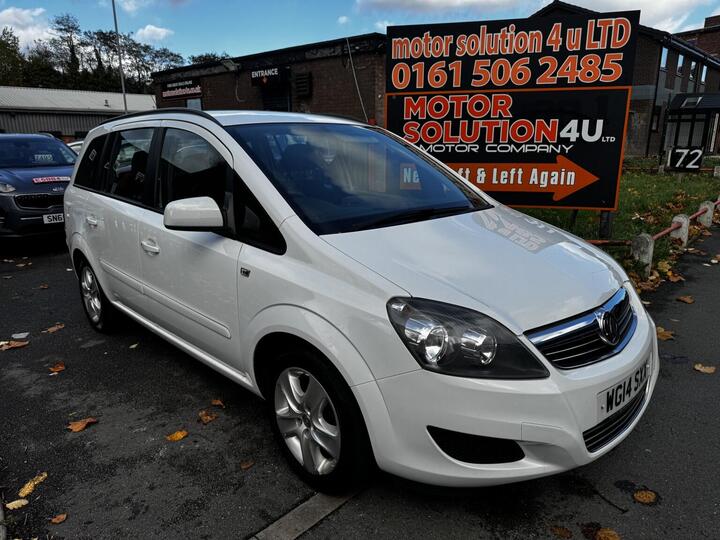 Vauxhall ZAFIRA 1.8 16V Exclusiv Euro 5 5dr Vauxhall ZAFIRA 1.8 16V Exclusiv Euro 5 5dr